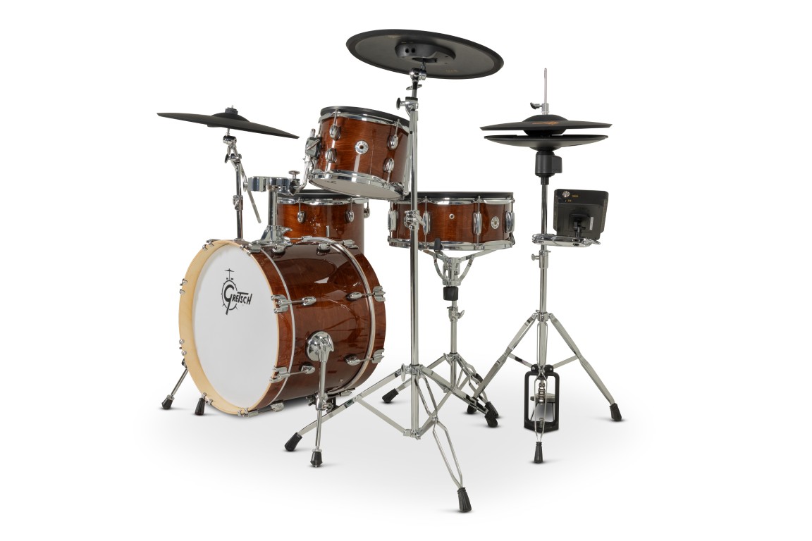 Gretsch Catalina Evo 4 Pc Kit Walnut Glaze - Kit Batterie Électronique - Variation 5