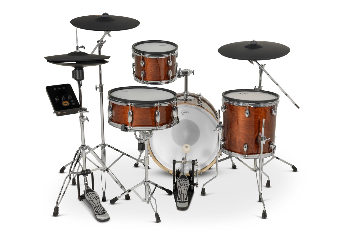 Gretsch Catalina Evo 4 Pc Kit Walnut Glaze - Kit Batterie Électronique - Variation 6