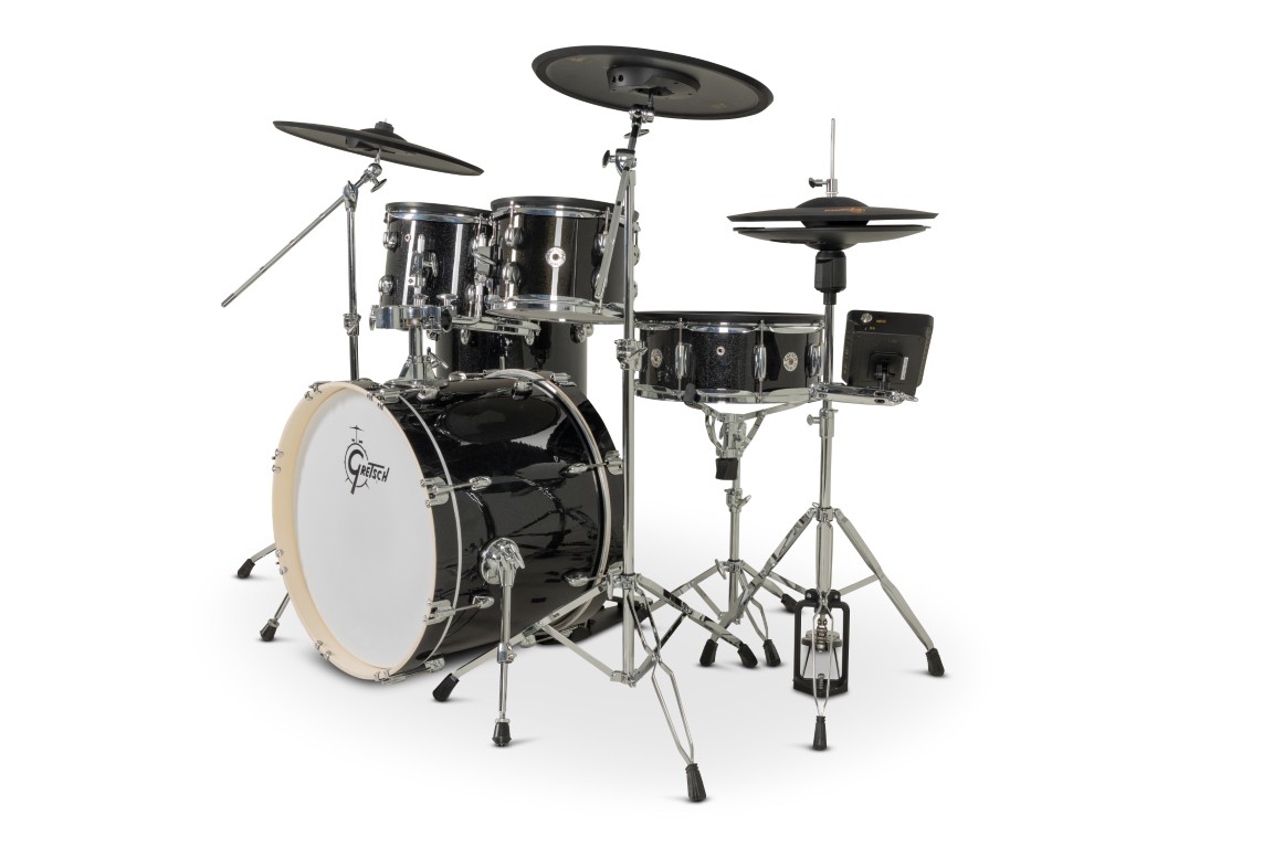 Gretsch Catalina Evo 5 Pc Kit Black Sparkle - Kit Batterie Électronique - Variation 14