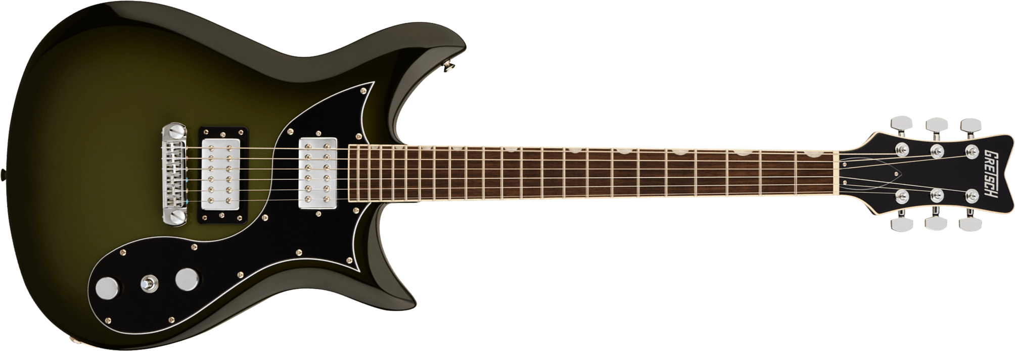 Gretsch Cvt Dc Wraparound Electromatic 2h Ht Lau - Wychwood - Guitare Électrique Double Cut - Main picture