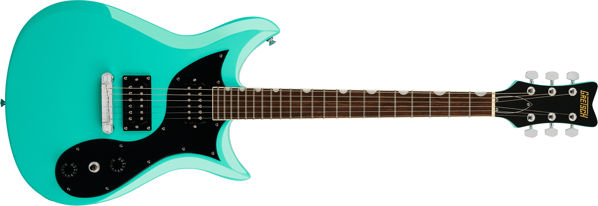 Gretsch Cvtstreamliner 2h Ht Lau - Sea Foam Green - Guitare Électrique Double Cut - Main picture