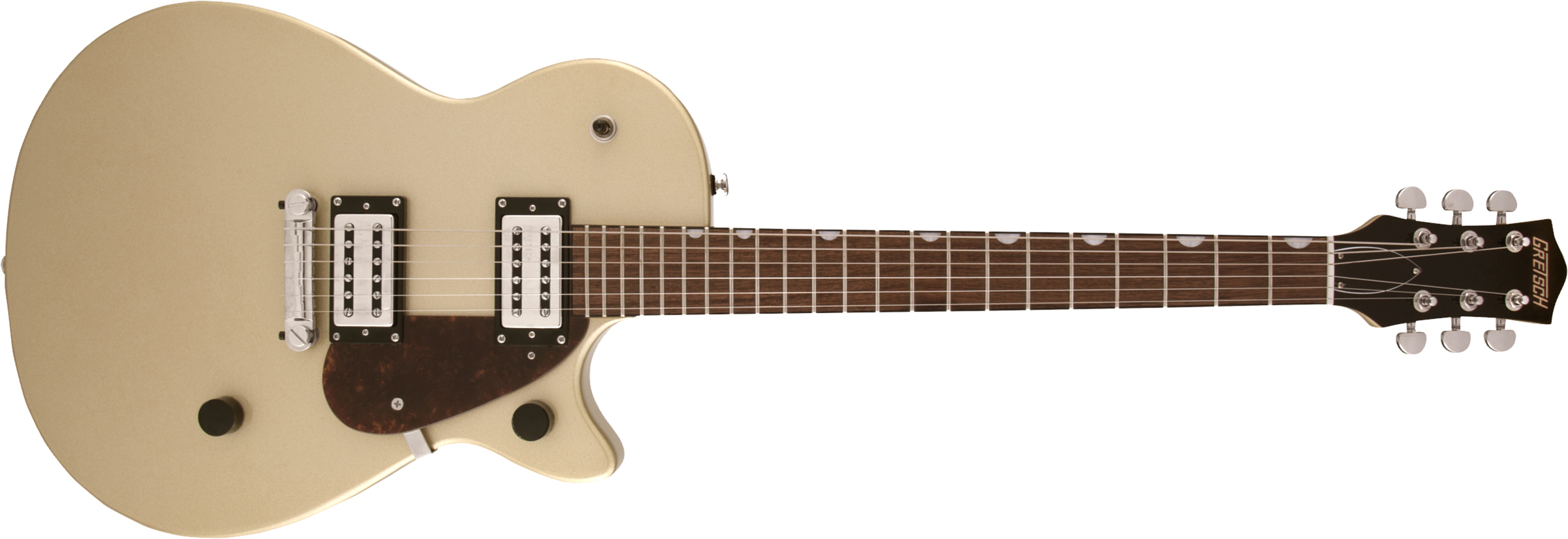 Gretsch G2210 Streamliner Junior Jet Club Hh Ht Lau - Gold Dust - Guitare Électrique Single Cut - Main picture