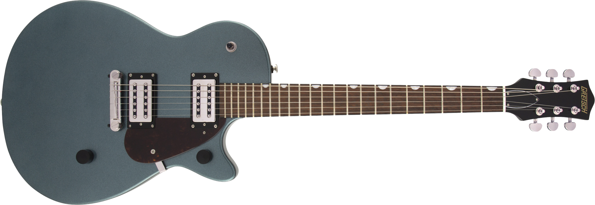 Gretsch G2210 Streamliner Junior Jet Club Hh Ht Lau - Gunmetal - Guitare Électrique Single Cut - Main picture