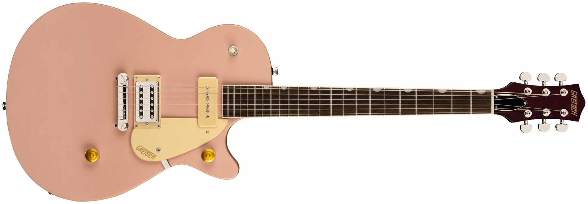 Gretsch G2215-p90 Streamliner Junior Jet Club Hs Ht Lau - Shell Pink - Guitare Électrique Single Cut - Main picture