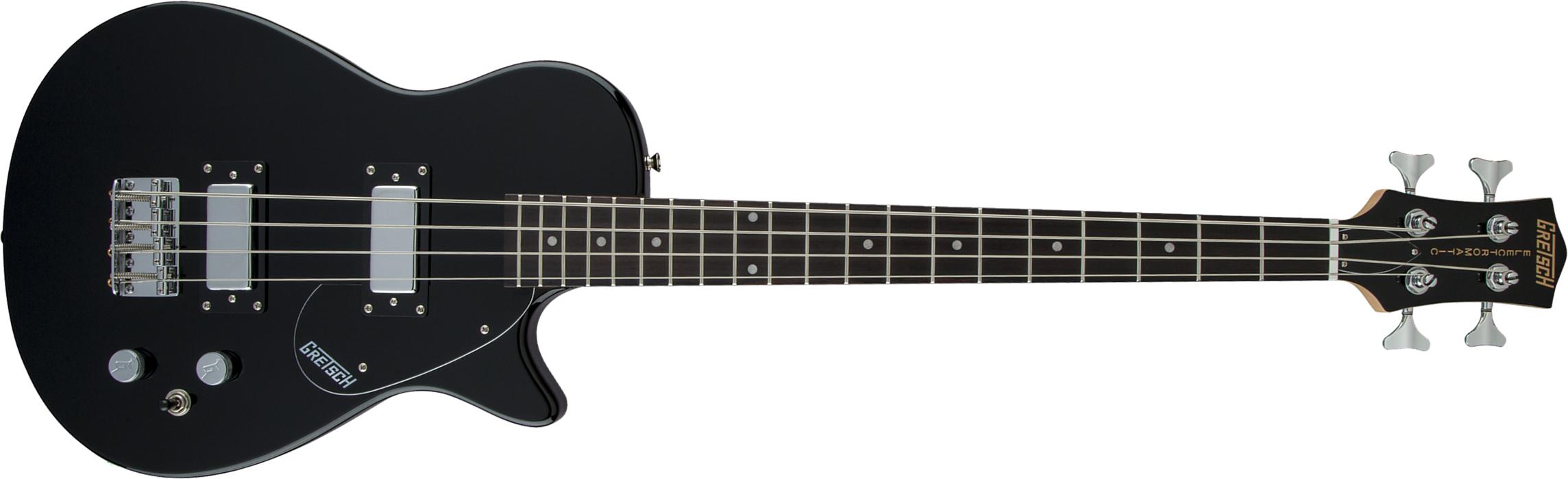 Gretsch G2220 Electromatic Junior Jet Bass Ii Short-scale 2019 Hh Wal - Black - Basse Électrique Solid Body - Main picture