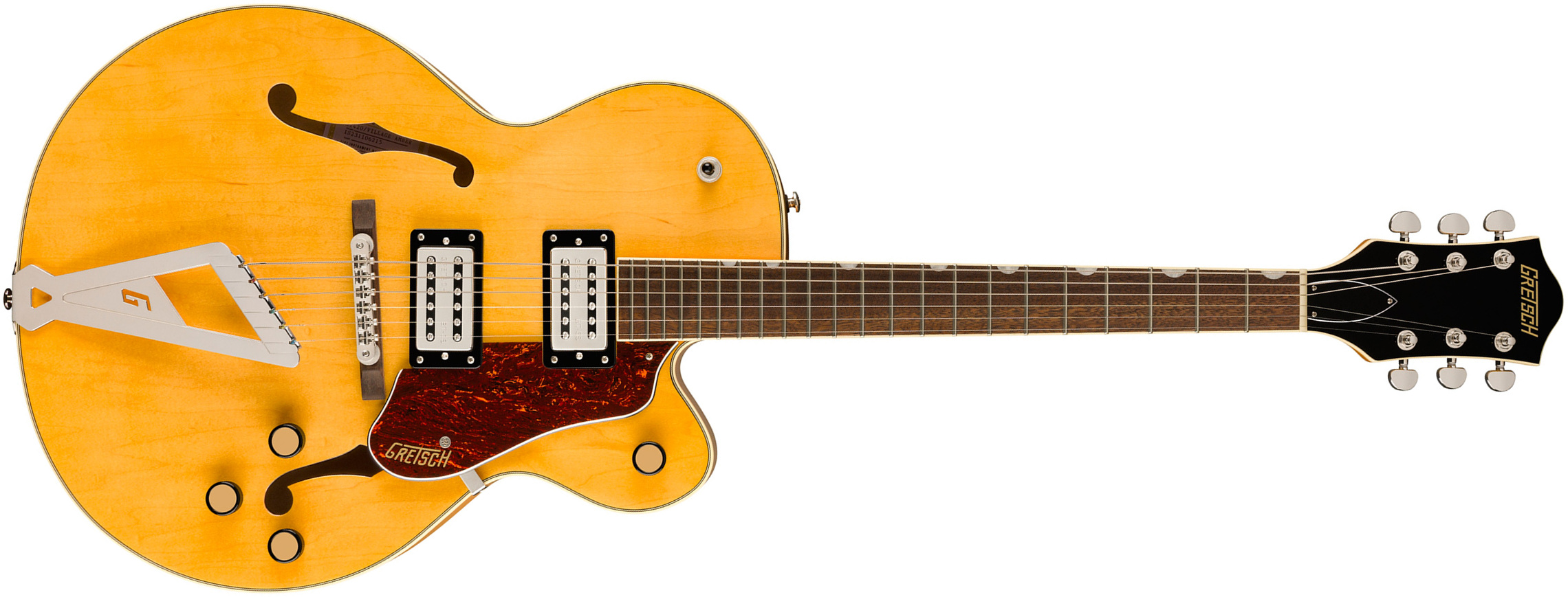 Gretsch G2420t Tailpiece Streamliner Hollow Body 2h Ht Lau - Village Amber - Guitare Électrique 3/4 Caisse & Jazz - Main picture