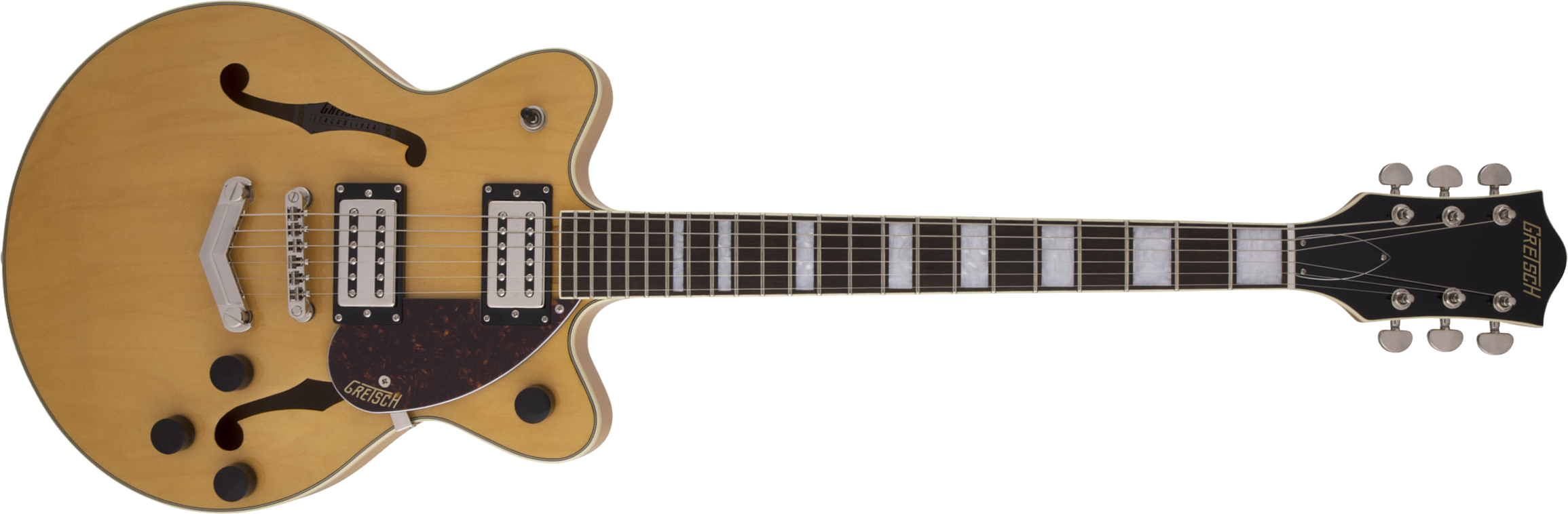 Gretsch G2655 Streamliner Center Block Jr Stoptail Hh Ht Lau - Village Amber - Guitare Électrique 1/2 Caisse - Main picture