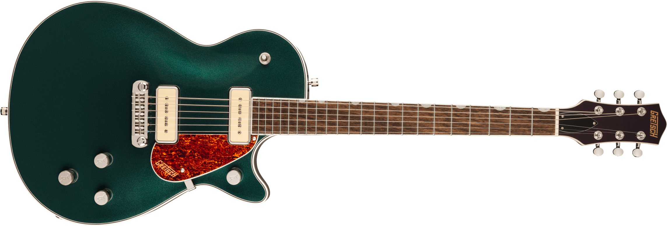 Gretsch G5210-p90 Jet Two 90 Singlecut Wraparound Electromatic 2s Ht  Lau - Cadillac Green - Guitare Électrique Single Cut - Main picture