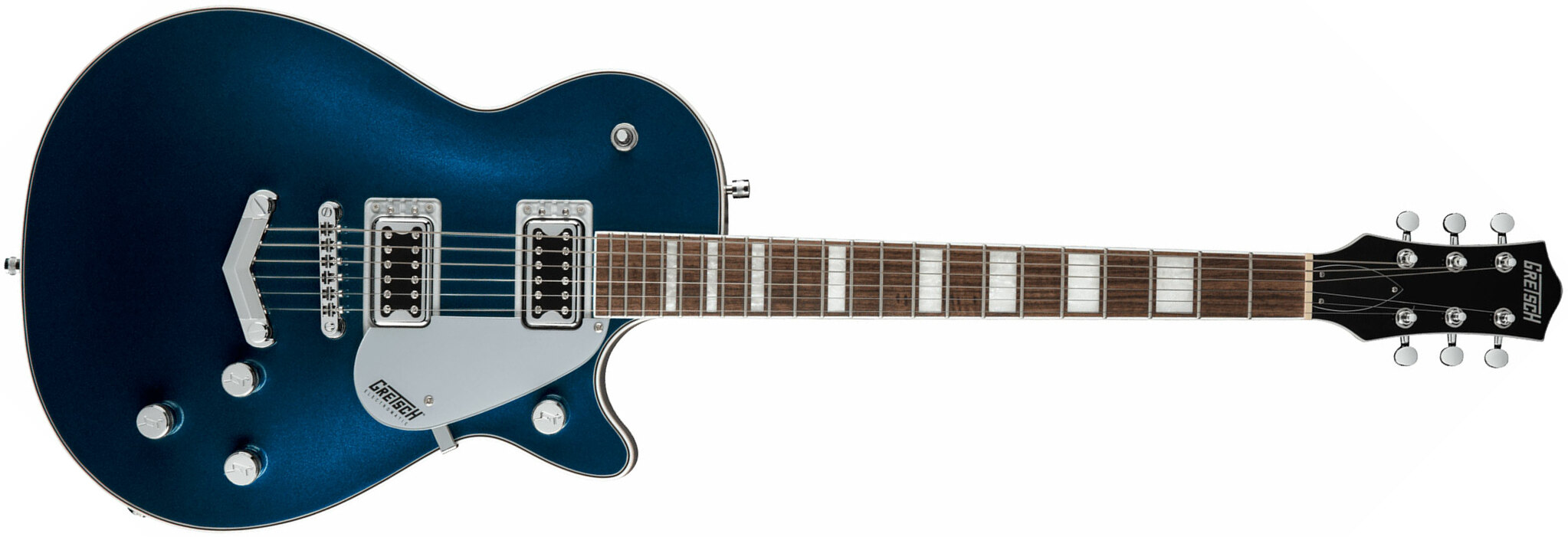 Gretsch G5220 Jet Bt Singlecut Vstoptail Electromatic Hh Ht Lau - Midnight Sapphire - Guitare Électrique Single Cut - Main picture