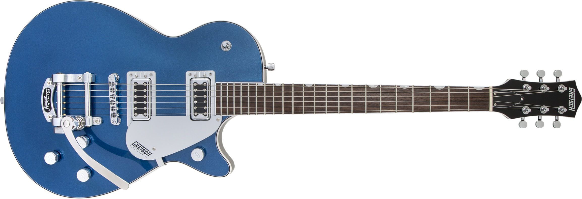 Gretsch G5230t Electromatic Jet Ft Single-cut Bigsby Hh Trem Wal - Aleutian Blue - Guitare Électrique Single Cut - Main picture