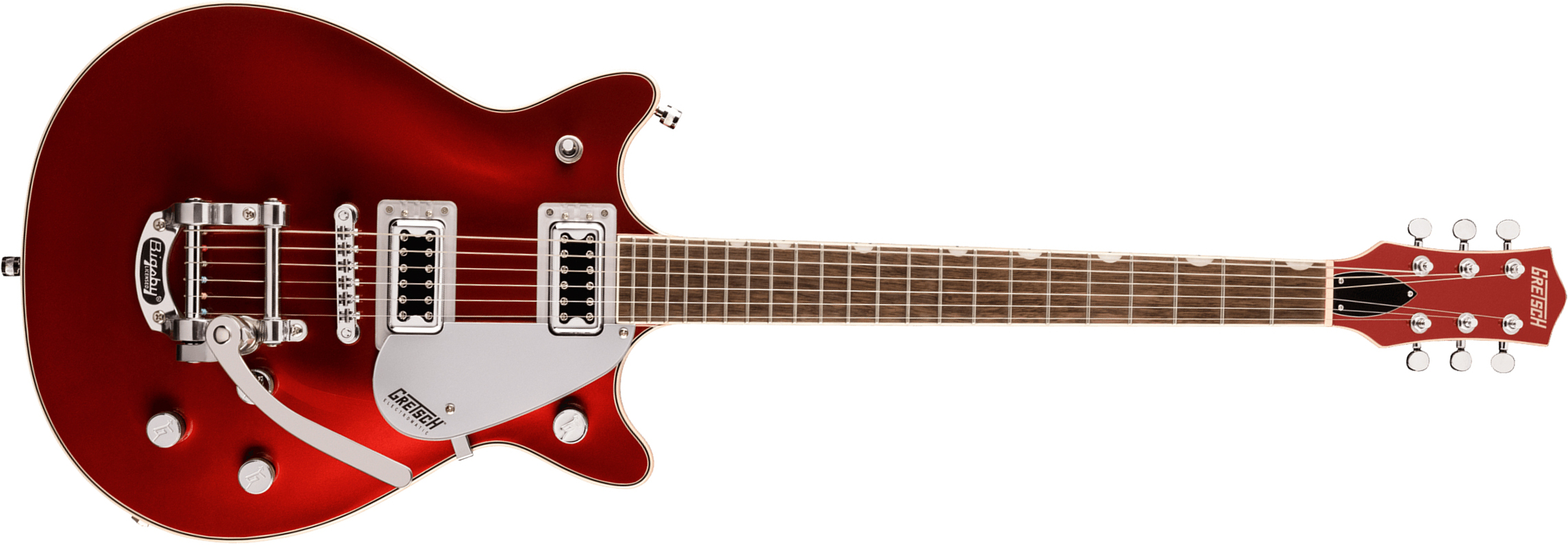 Gretsch G5232t Bigsby Electromatic Double Jet Ft 2h Trem Lau - Firestick Red - Guitare Électrique Double Cut - Main picture