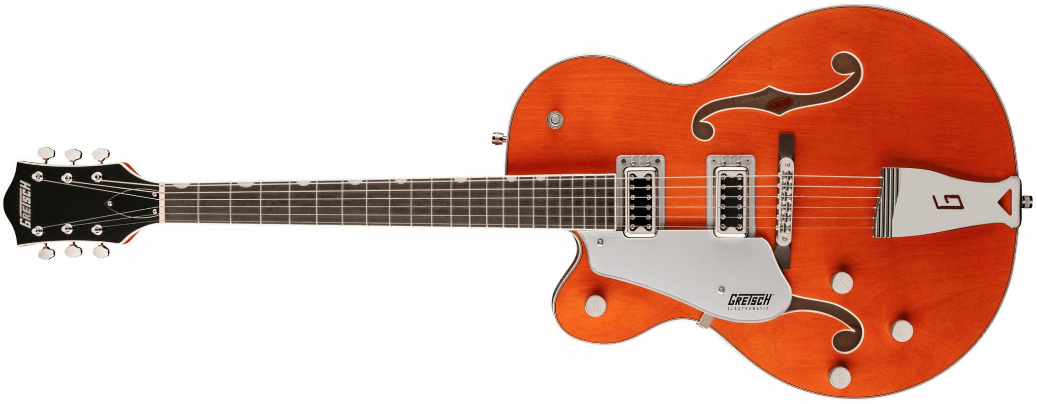 Gretsch G5420lh Classic Electromatic Hollow Body Gaucher Hh Ht Lau - Orange Stain - Guitare Électrique Gaucher - Main picture