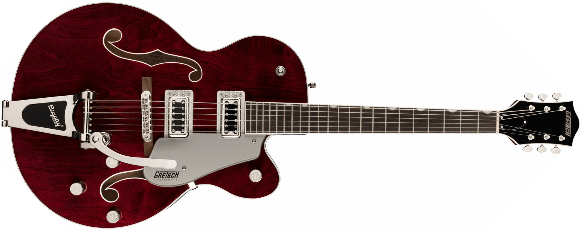 Gretsch G5420t Classic Bigsby Electromatic Hollow Body 2h Trem Lau - Walnut Stain - Guitare Électrique 1/2 Caisse - Main picture