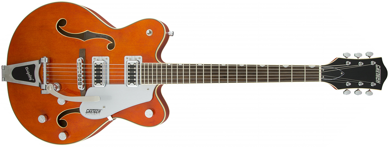 Gretsch G5422t Electromatic Hollow Body 2016 Bigsby - Orange Stain - Guitare Électrique 3/4 Caisse & Jazz - Main picture
