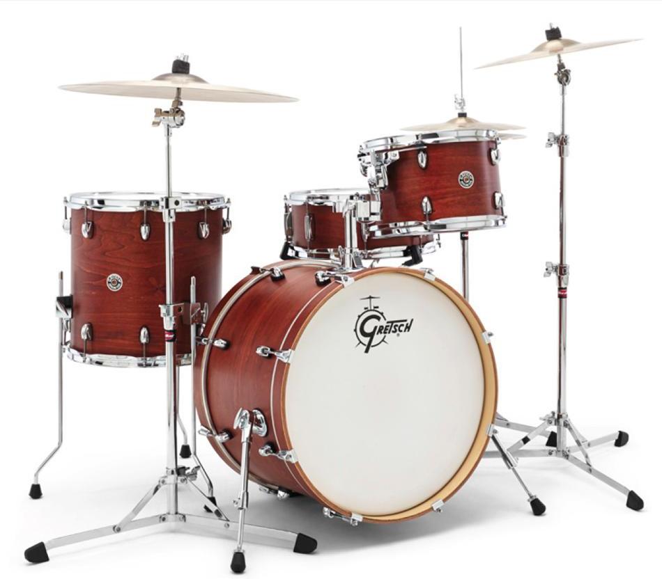 Batterie acoustique jazz Gretsch J404SWG Catalina Club Jazz 20 - 4 fûts - Satin walnut glaze