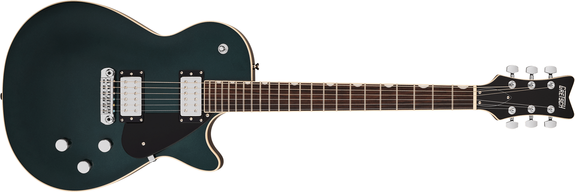 Gretsch Jet Electromatic 2h Ht Rw - Cadillac Green - Guitare Électrique Single Cut - Main picture