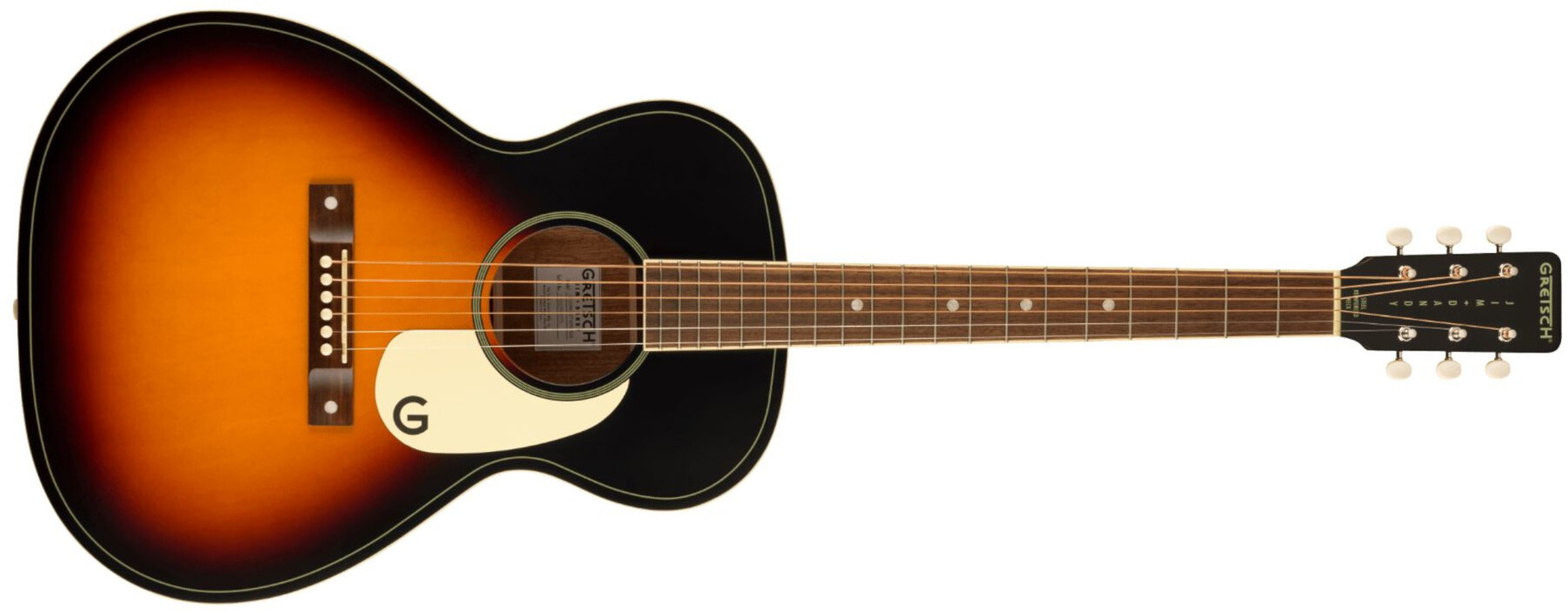 Gretsch Jim Dandy Concert Tout Tilleul Noy - Rex Burst - Guitare Folk - Main picture