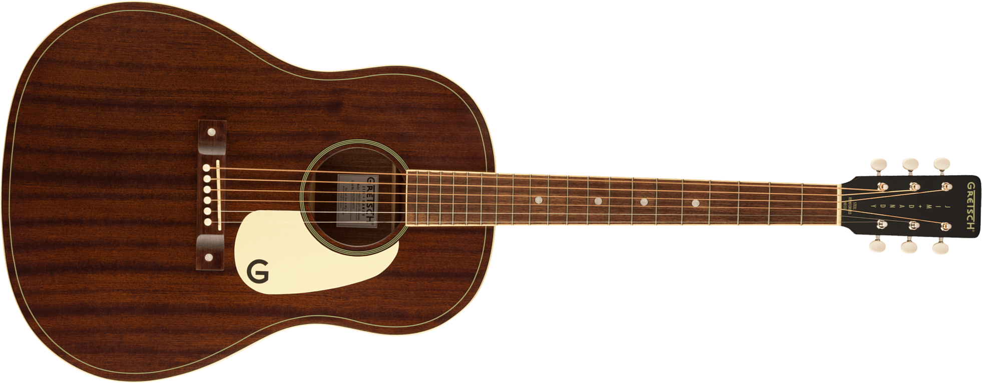 Gretsch Jim Dandy Dreadnought Tout Tilleul Noy - Frontier Stain - Guitare Acoustique Voyage - Main picture