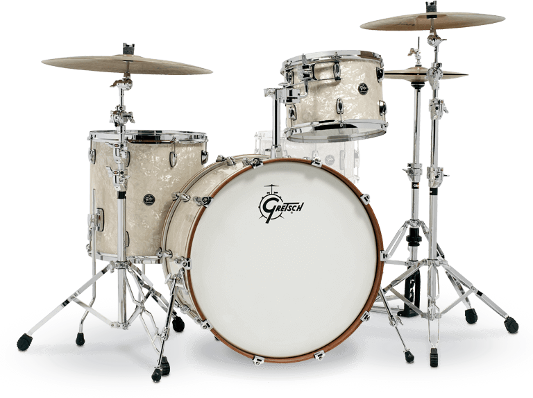 Gretsch Rn2-r643-vp Renown Maple - 3 FÛts - Vintage Pearl - Batterie Acoustique Standard - Main picture