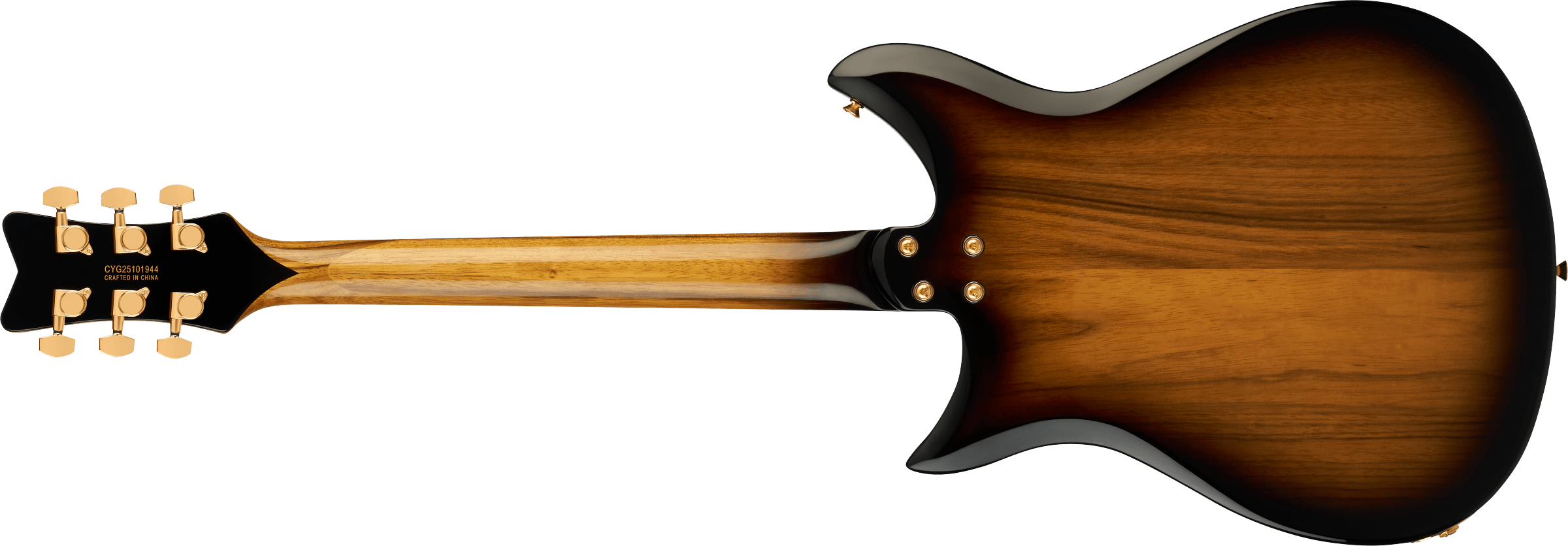 Gretsch Cvt Black Limba Electromatic Ltd Chi 2h Ht Rw - Sunburst - Guitare Électrique Double Cut - Variation 1