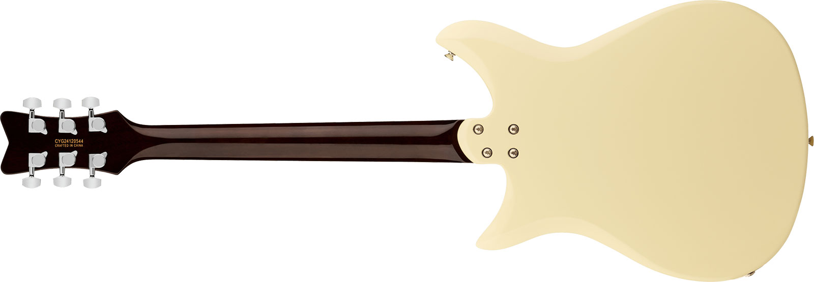 Gretsch Cvt Dc Wraparound Electromatic 2h Ht Lau - Vintage White - Guitare Électrique Double Cut - Variation 1