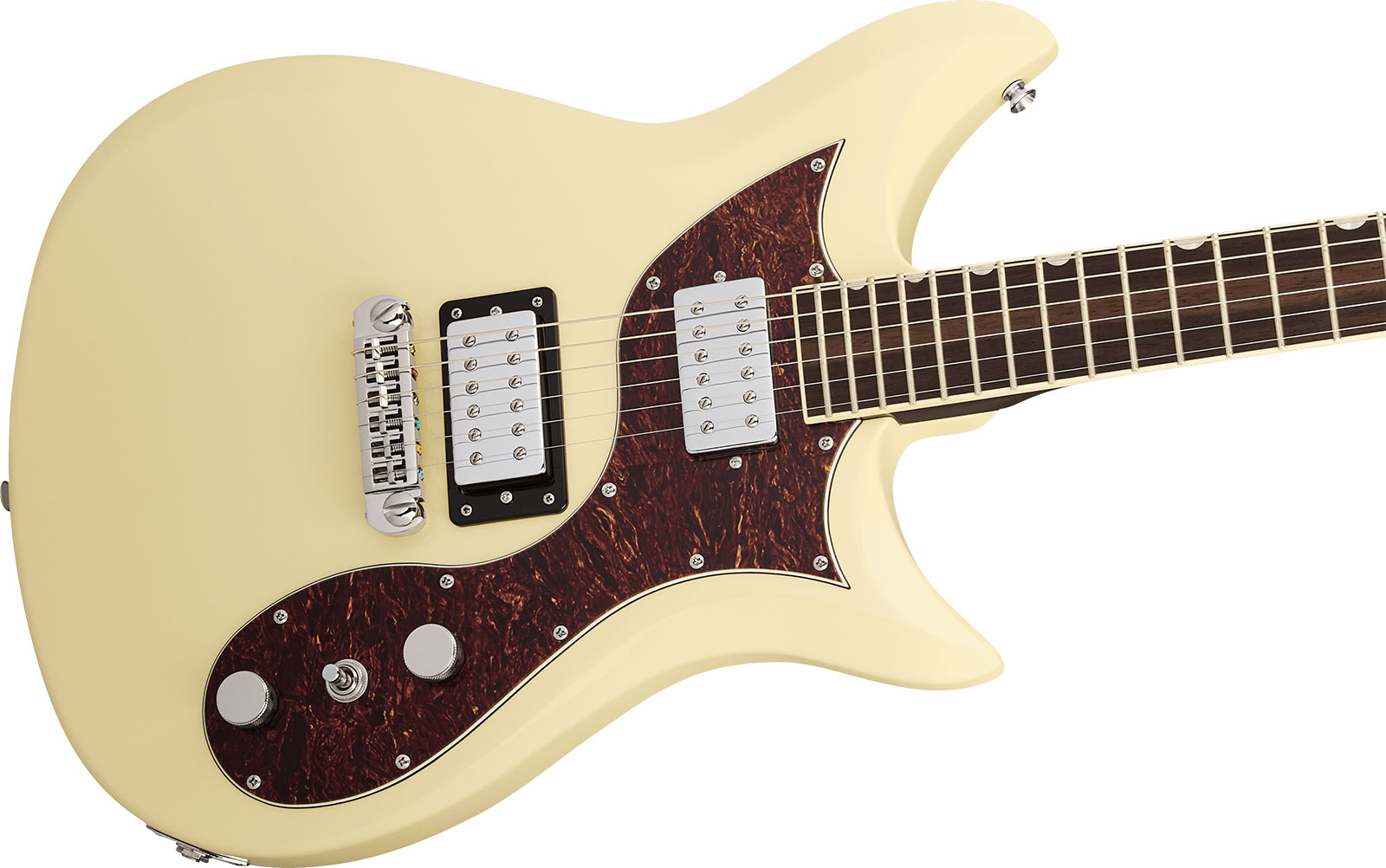 Gretsch Cvt Dc Wraparound Electromatic 2h Ht Lau - Vintage White - Guitare Électrique Double Cut - Variation 2