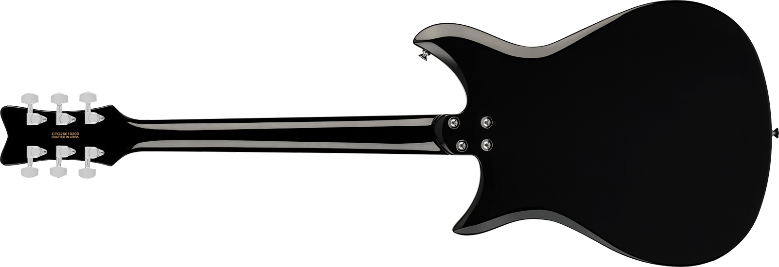 Gretsch Cvt Streamliner 2h Ht Lau - Jet Black - Guitare Électrique Double Cut - Variation 1