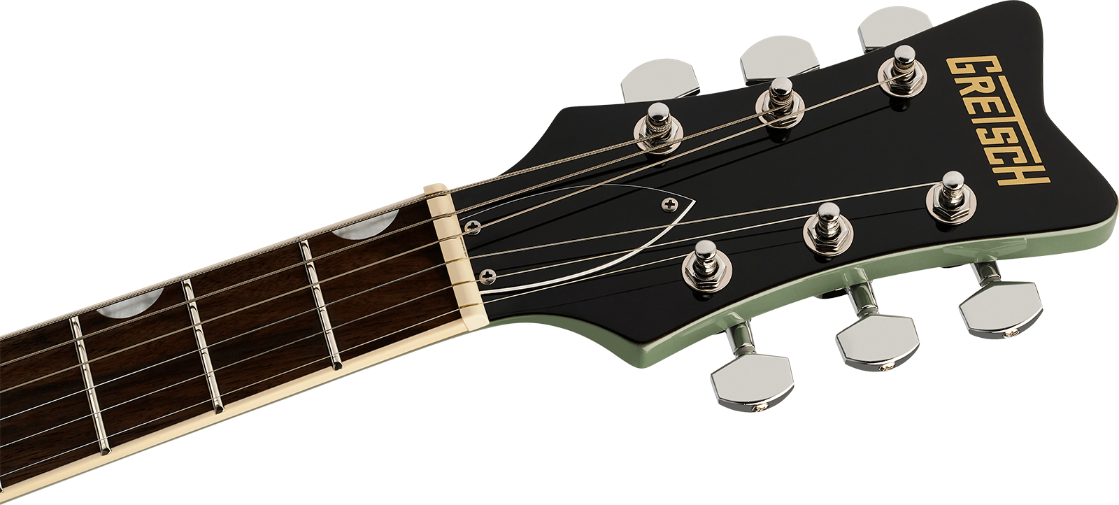 Gretsch Cvt Streamliner 2h Ht Lau - Olive Drab - Guitare Électrique Double Cut - Variation 4