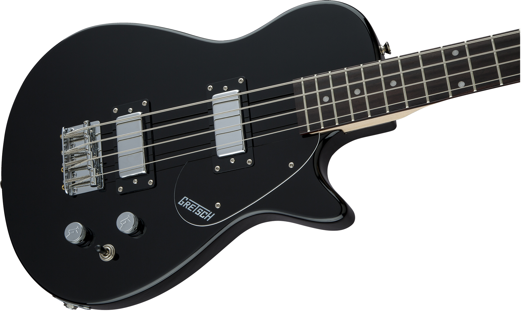 Gretsch G2220 Electromatic Junior Jet Bass Ii Short-scale 2019 Hh Wal - Black - Basse Électrique Solid Body - Variation 2
