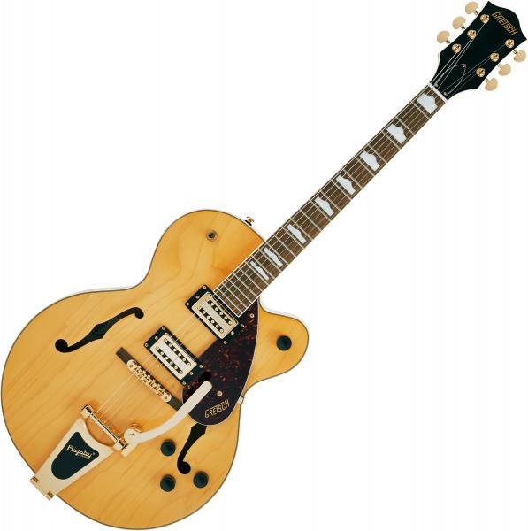 GRETSCH G2410TG Streamliner Hollow Body Single-Cut with Bigsby and Gold  Hardware Village Amber Streamliner