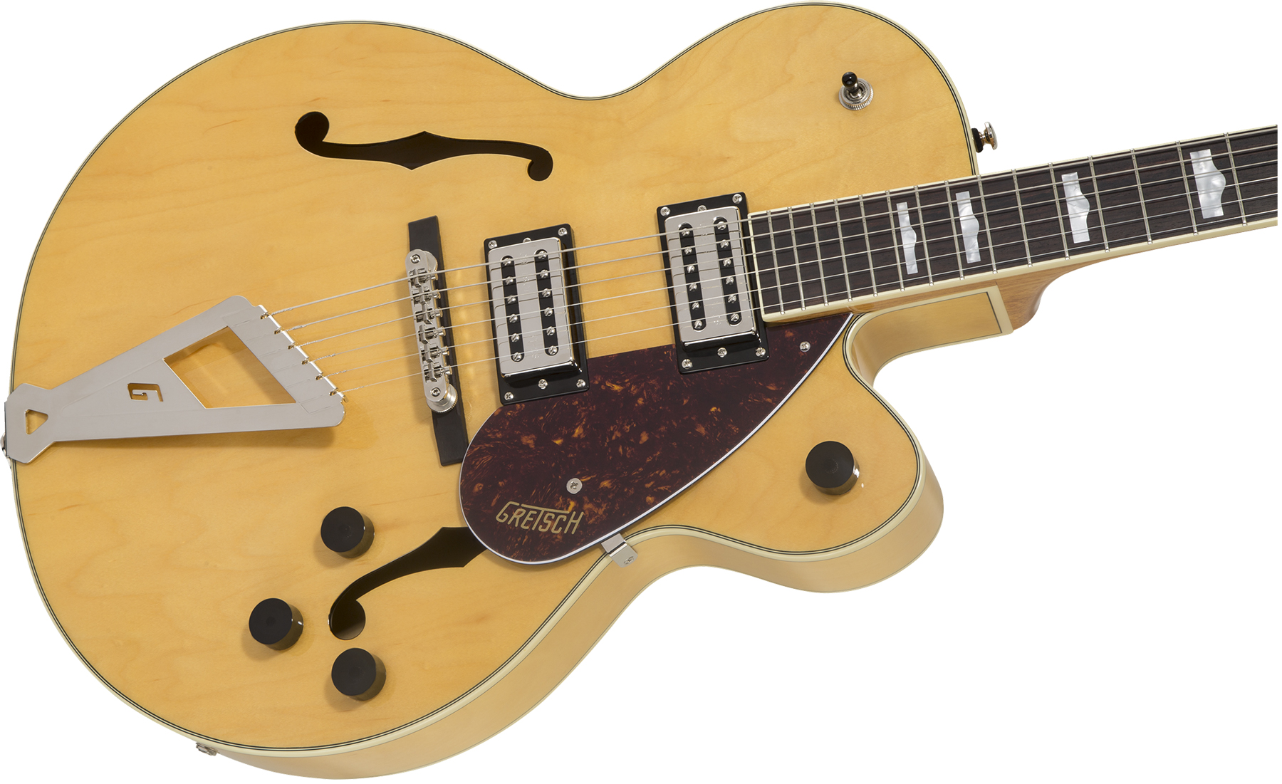 Gretsch G2420 Streamliner Hollow Body With Chromatic Ii Hh Ht Lau - Village Amber - Guitare Électrique 1/2 Caisse - Variation 2