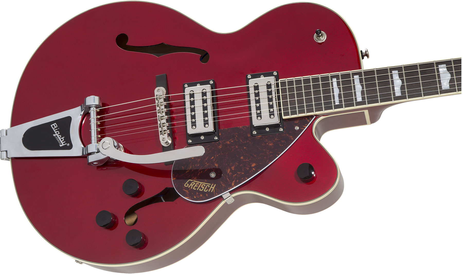 Gretsch G2420t Streamliner Hollow Body Bigsby Hh Trem Lau - Candy Apple Red - Guitare Électrique 1/2 Caisse - Variation 2