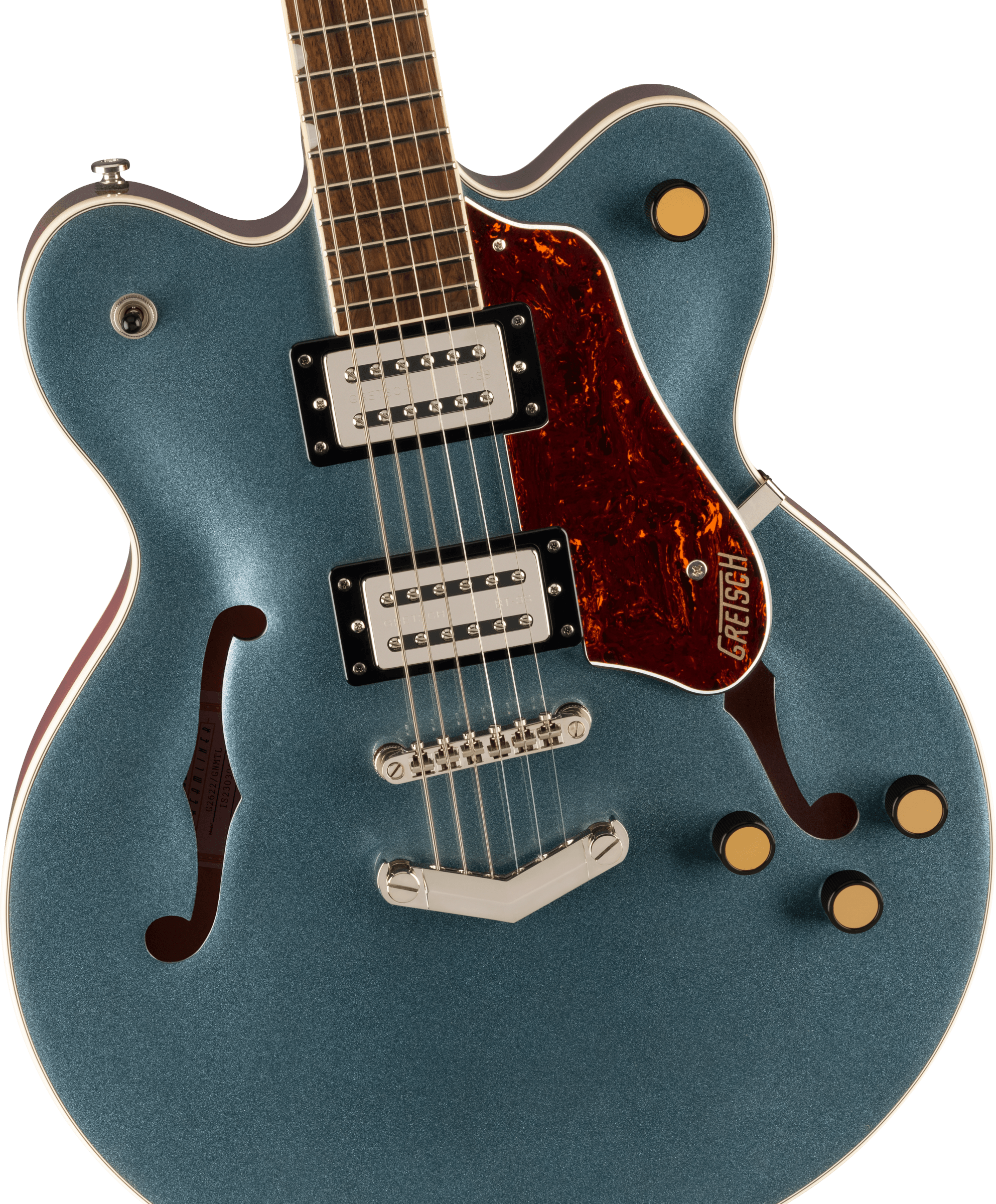 Gretsch G2622 Streamliner Center Block Dc V-stoptail 2h Ht Lau - Gunmetal - Guitare Électrique Double Cut - Variation 2