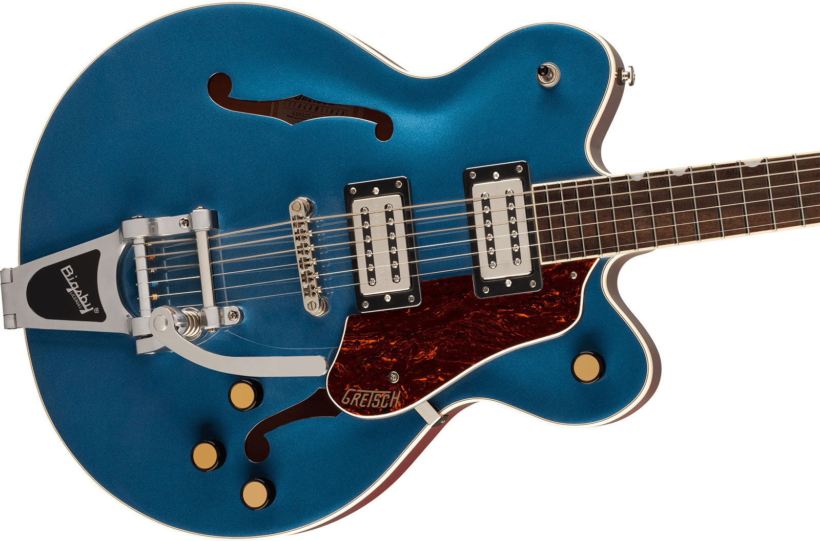 Gretsch G2622t Streamliner Center Block Dc Bigsby 2h Trem Lau - Dark Denim - Guitare Électrique 1/2 Caisse - Variation 2