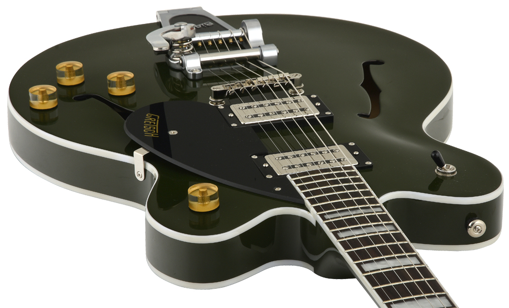 Gretsch G2622t Streamliner Center Block Bigsby - Torino Green - Guitare Électrique 1/2 Caisse - Variation 4