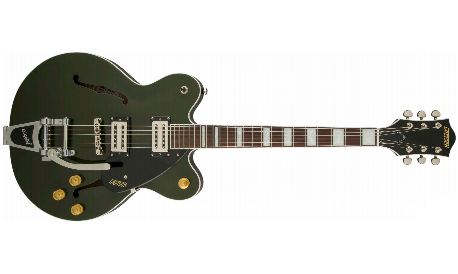 Gretsch G2622t Streamliner Center Block Bigsby - Torino Green - Guitare Électrique 1/2 Caisse - Variation 1