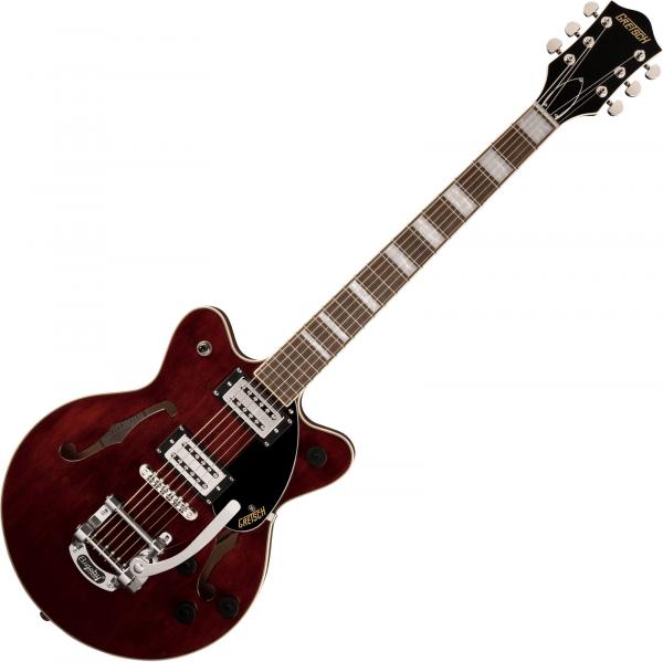 Guitare électrique solid body Gretsch G2655T Streamliner Center Block Jr. Double-Cut With Bigsby - Walnut stain