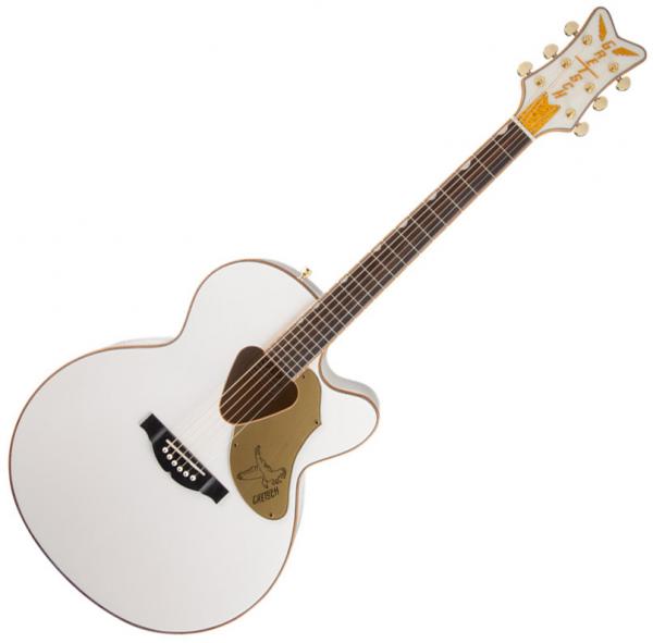 Guitare electro acoustique Gretsch G5022CWFE Rancher Falcon - White