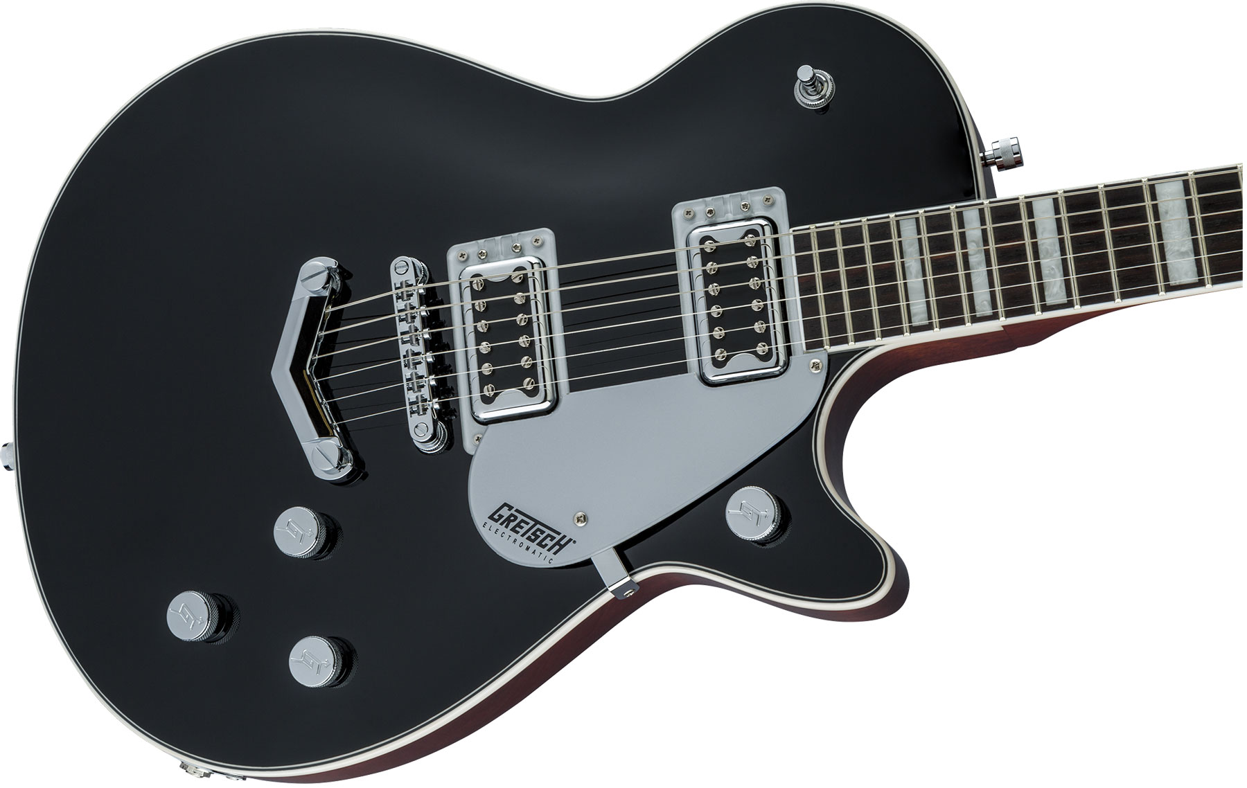 Gretsch G5220 Electromatic Jet Bt V-stoptail Hh Ht Wal - Black - Guitare Électrique Single Cut - Variation 2