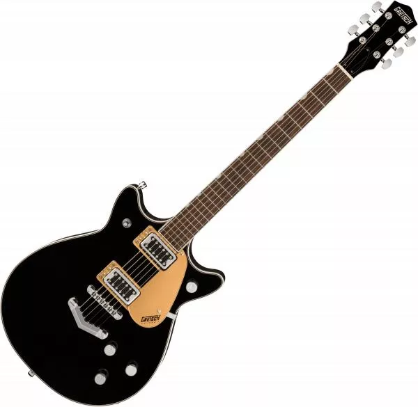Guitare électrique solid body Gretsch G5222 Electromatic Double Jet BT with V-Stoptail - Black