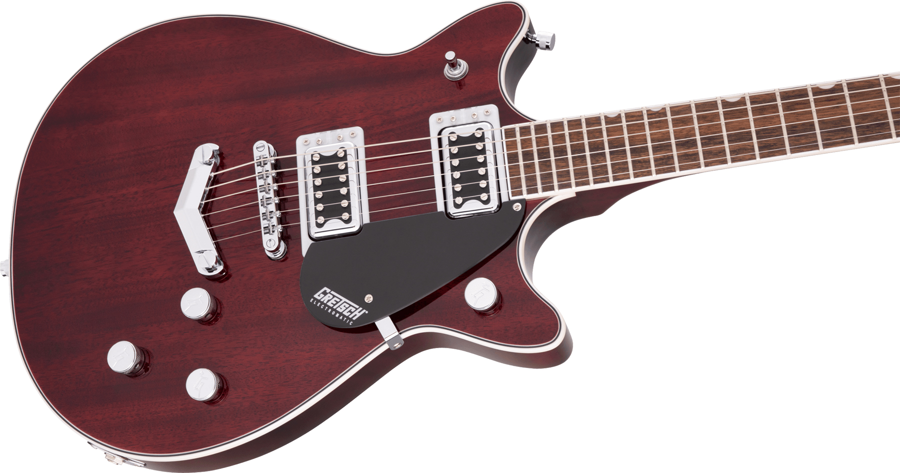 Gretsch G5222 Electromatic Double Jet Bt V-stoptail Hh Ht Lau - Walnut Stain - Guitare Électrique Double Cut - Variation 2