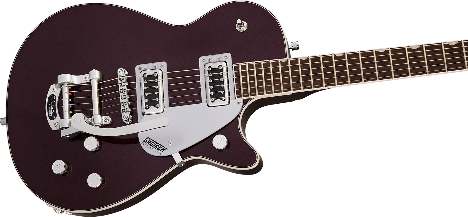 Gretsch G5230t Electromatic Jet Ft Sc Bigsby 2h Trem Lau - Dark Cherry Metallic - Guitare Électrique Single Cut - Variation 2