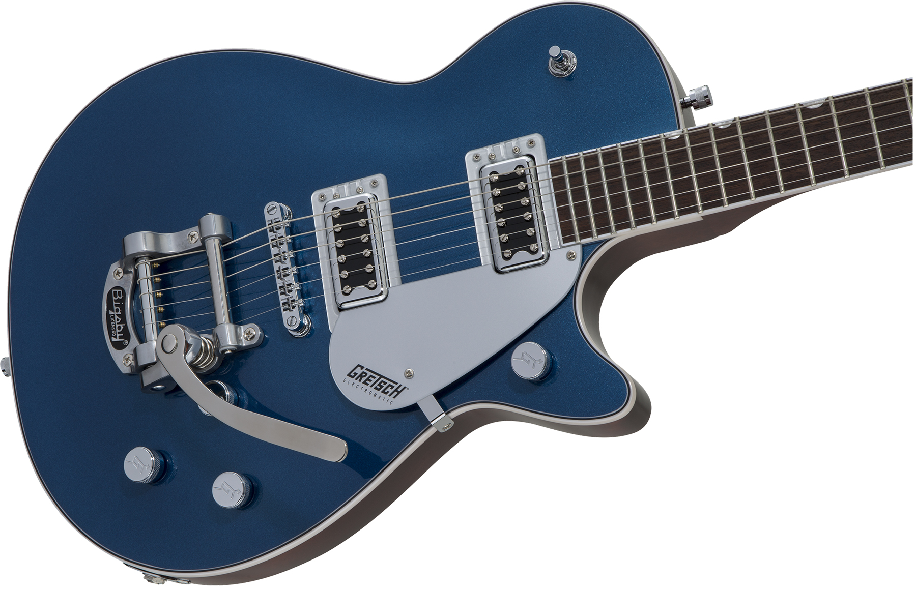 Gretsch G5230t Electromatic Jet Ft Single-cut Bigsby Hh Trem Wal - Aleutian Blue - Guitare Électrique Single Cut - Variation 2