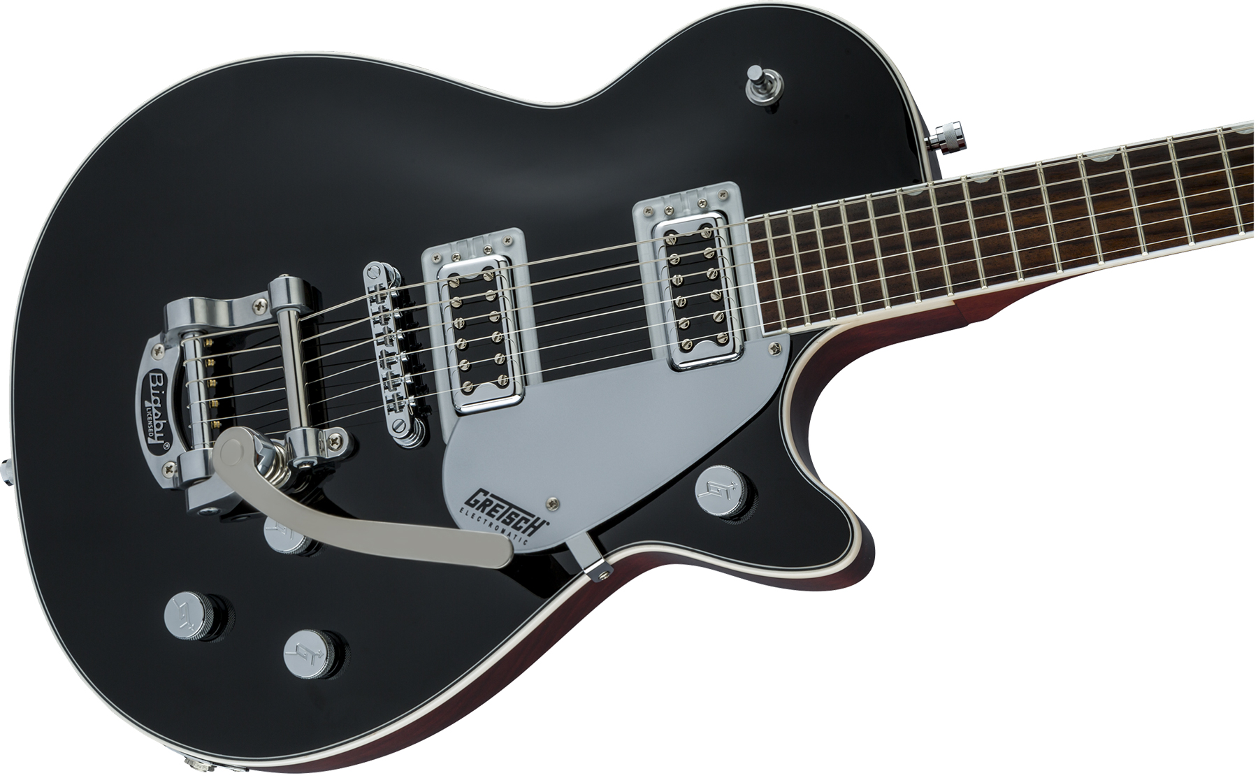 Gretsch G5230t Electromatic Jet Ft Single-cut Bigsby Hh Trem Wal - Black - Guitare Électrique Single Cut - Variation 2