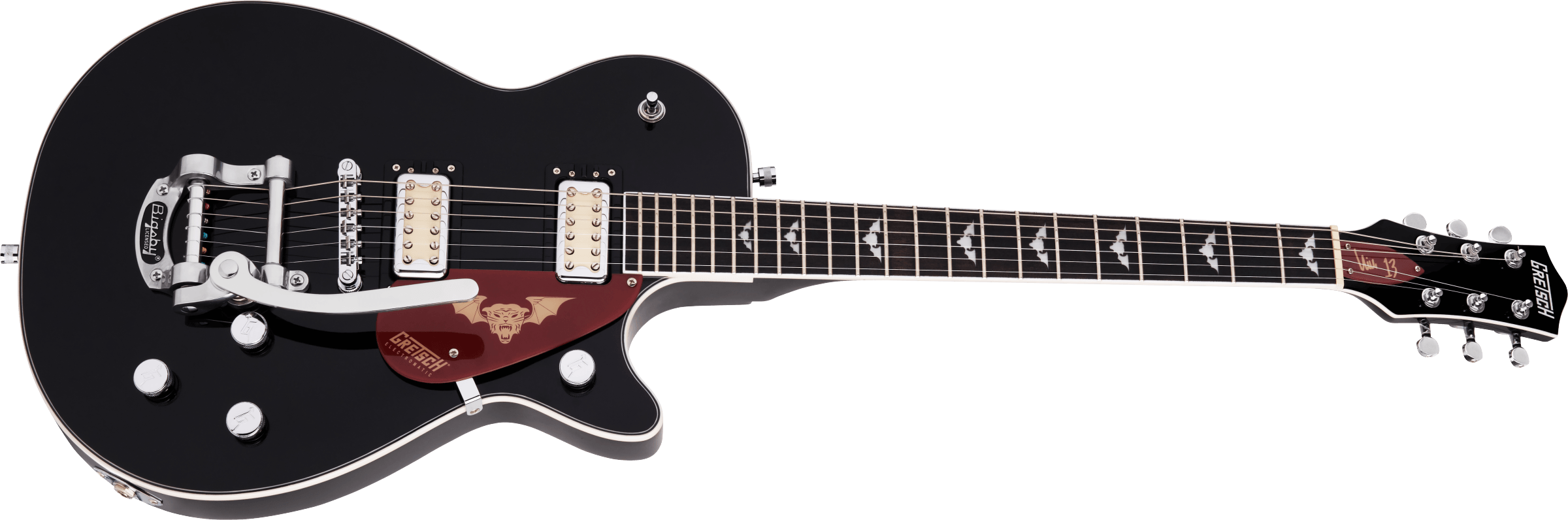 Gretsch G5230t Electromatic Jet Nick 13 Signature Bigsby Hh Trem Lau - Black - Guitare Électrique Single Cut - Variation 2