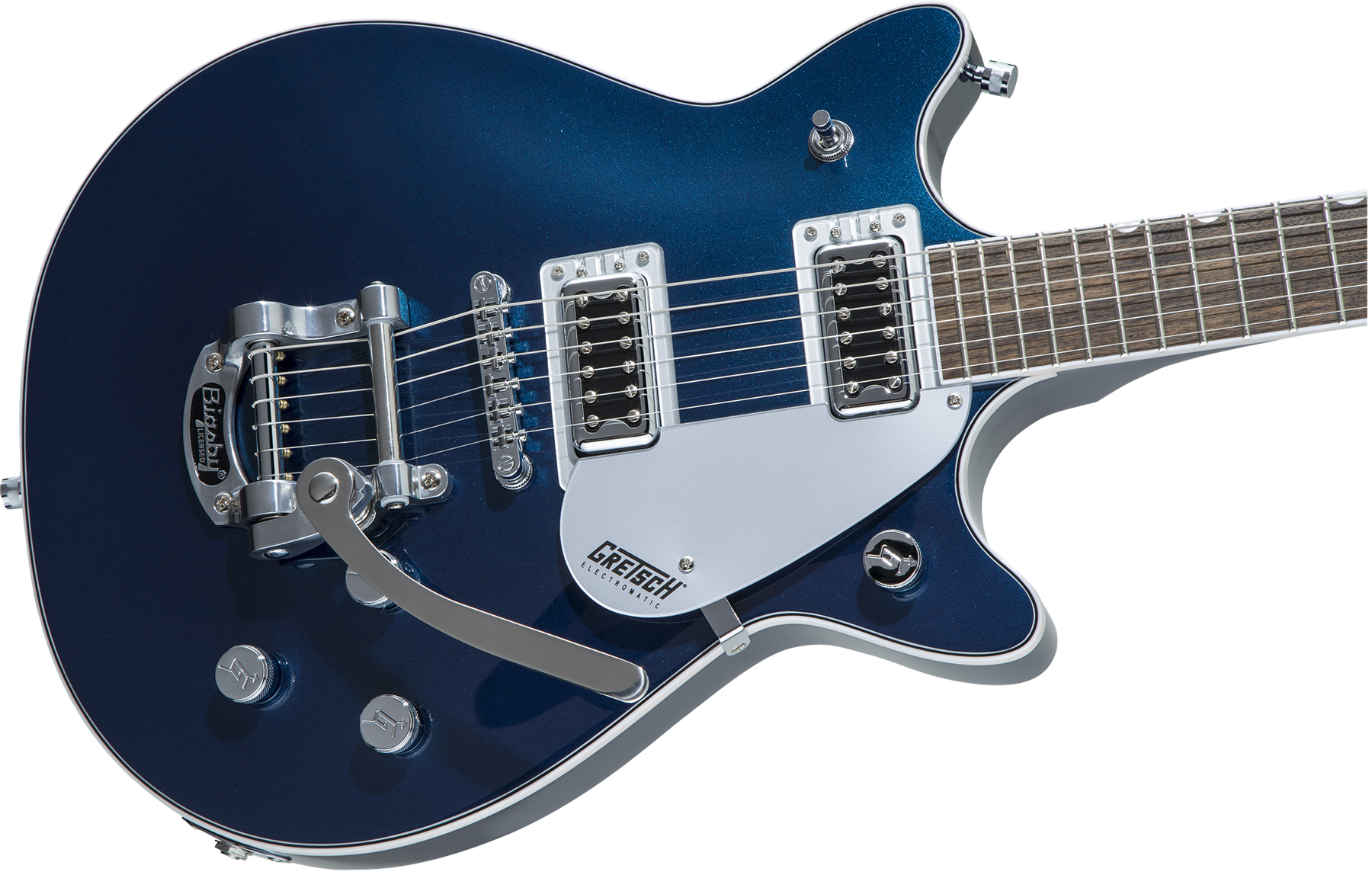 Gretsch G5232t Electromatic Double Jet Ft 2019 Hh Bigsby Lau - Midnight Sapphire - Guitare Électrique Double Cut - Variation 2