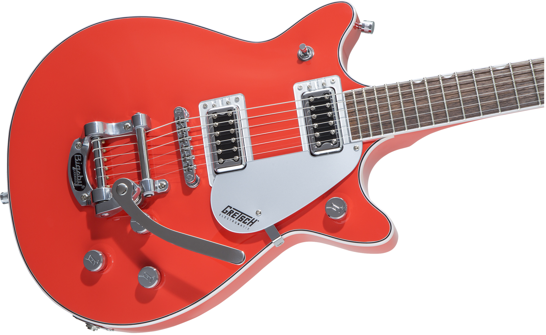 Gretsch G5232t Electromatic Double Jet Ft 2019 Hh Bigsby Lau - Tahiti Red - Guitare Électrique Double Cut - Variation 2