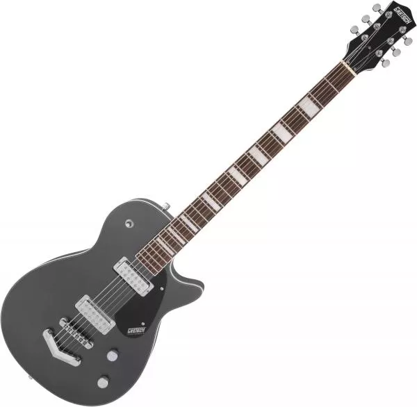 Guitare électrique baryton Gretsch G5260 Electromatic Jet Baritone with V-Stoptail - London grey