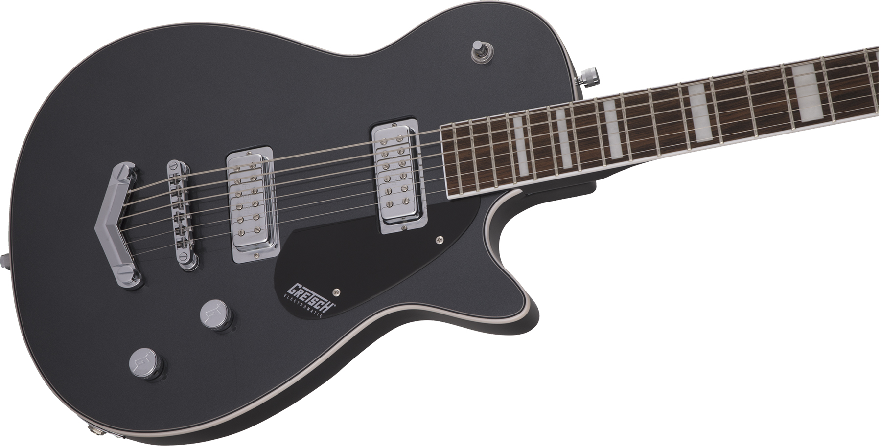 Gretsch G5260 Electromatic Jet V-stoptail Hh Ht Lau - London Grey - Guitare Électrique Baryton - Variation 2