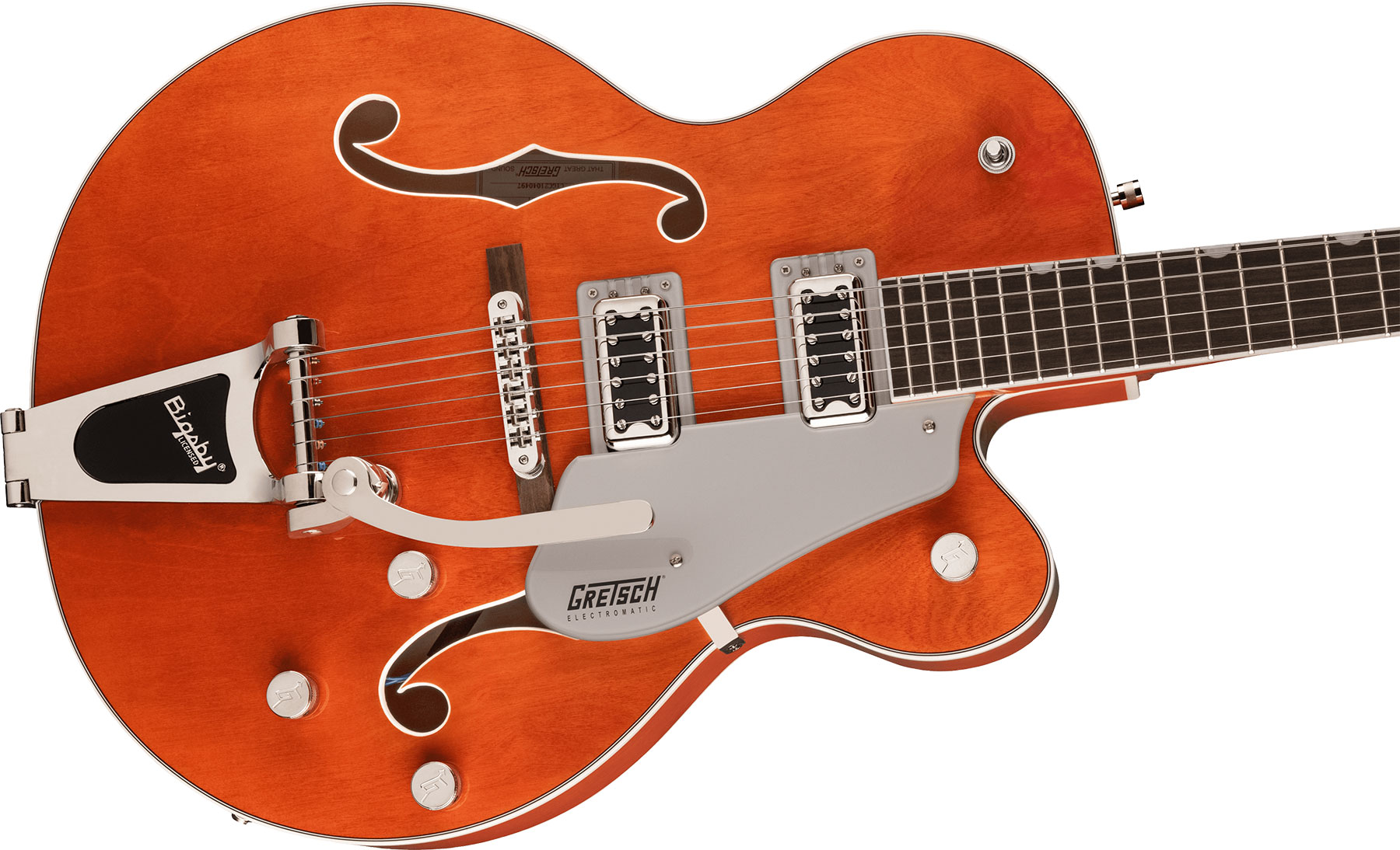 Gretsch G5420t Classic Electromatic Hollow Body Hh Trem Bigsby Lau - Orange Stain - Guitare Électrique 1/2 Caisse - Variation 2